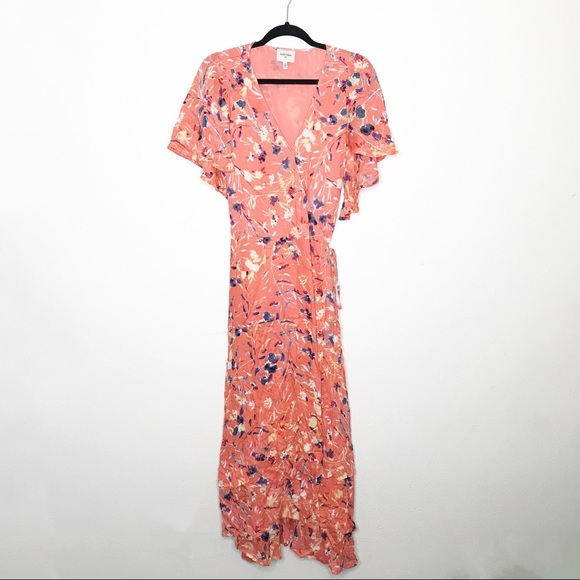 Haute Hippie Tribe "Luna" Wrap Maxi Dress L - Picture 2 of 4